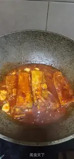 Make Bean petal sauce with fish step 11