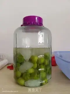 Make Blue plum wine step 4