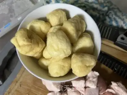 Make Tofu meat step 1