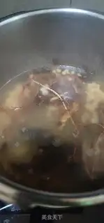 Make Five fingers of peach cattle pouring pheasant step 5