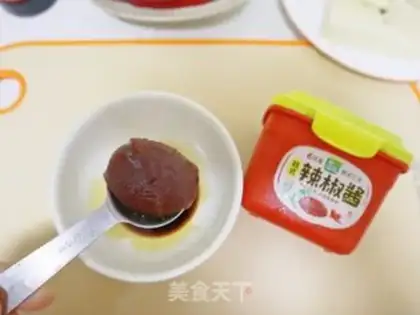 Make Hot sauce, tofu step 3