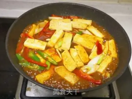 Make Hot sauce, tofu step 7