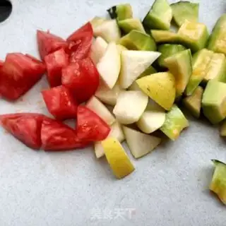 Make Sweet melon pineapple ketchup step 1