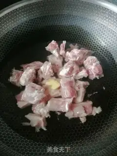 Make Corn carrot steak soup step 0