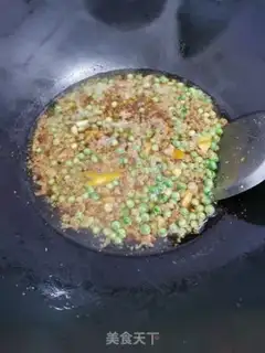 Make Meat-cracked snow beans step 8