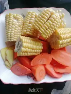 Make Corn carrot steak soup step 2