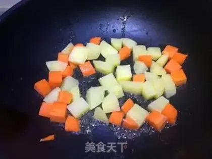 Make Curry eggs step 1