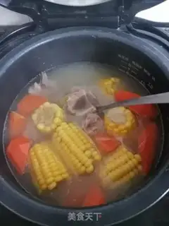Make Corn carrot steak soup step 4