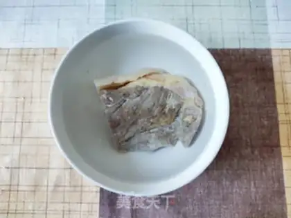 Make Garlic pork step 1