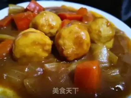 Make Curry eggs step 4