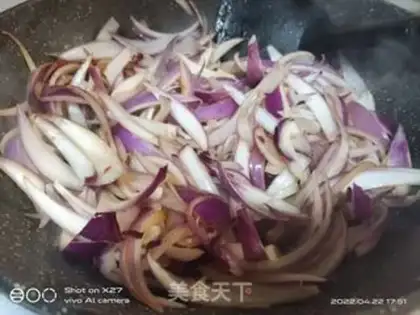 Make Chicken fried onions step 2