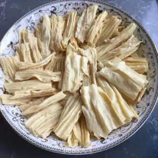 Make Garlic fan rotting bamboo step 0