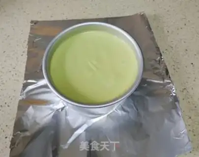 Make Six inches of green tea and early cake step 14
