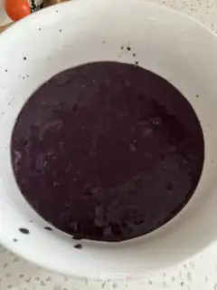 Make Black rice cake step 1