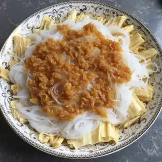 Make Garlic fan rotting bamboo step 3