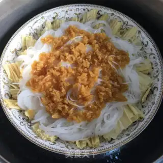 Make Garlic fan rotting bamboo step 4