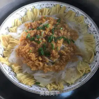 Make Garlic fan rotting bamboo step 5