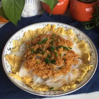 Make Garlic fan rotting bamboo step 7