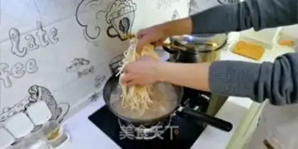 Make Three noodles step 7