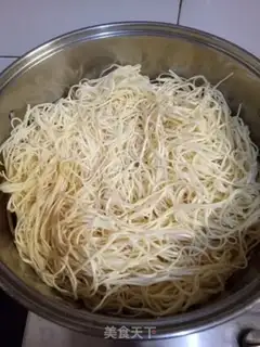 Make Bean bean noodle step 1