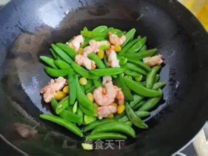 Make Shrimp-breed sweet beans step 5