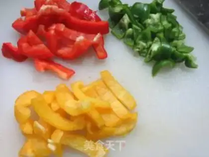 Make Egg-dried pepper step 2