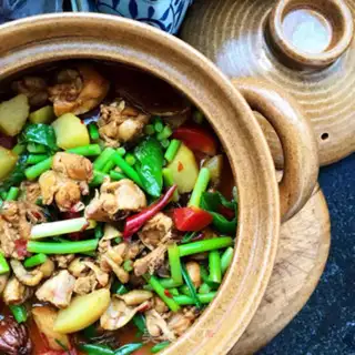 Make Chicken Leg Fort during spicy step 13