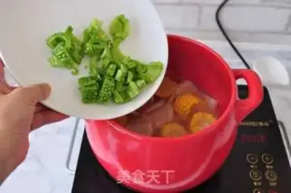 Make Suffering melon corn soup step 8