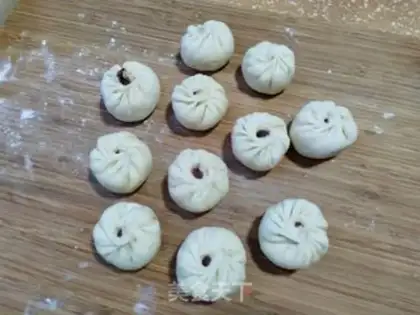 Make Bean buns step 6