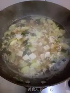 Make Shrimp tofu soup step 6