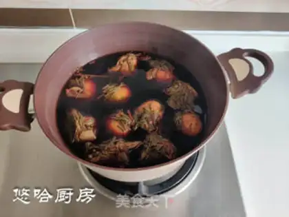 Make Lysa tea eggs step 7