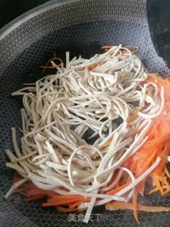 Make Carrot, bean peel step 2