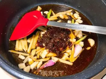 Make Spicy bull frog step 4