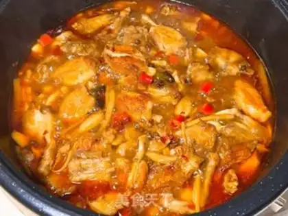 Make Spicy bull frog step 5