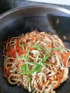 Make Carrot, bean peel step 4