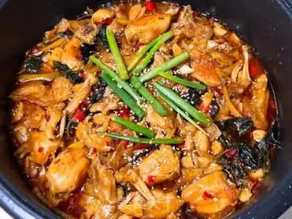 Make Spicy bull frog step 6
