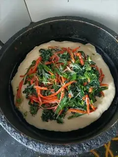 Make Spinach box step 16