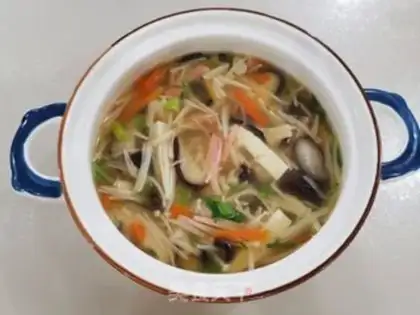 Make Sour and appetizer soup step 8