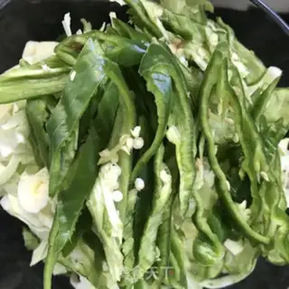 Make Scrambled pepper and powdered powder step 0