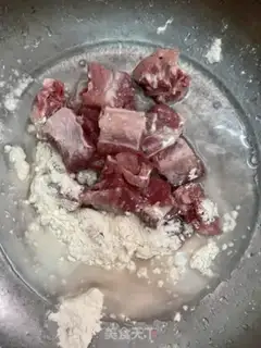 Make Five-finger peach vapouring ribs step 2