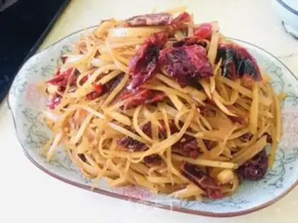 Make Spicy potatoes with noodles step 8