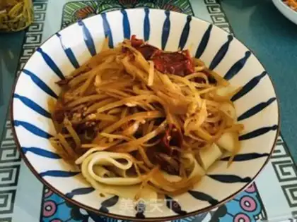 Make Spicy potatoes with noodles step 13