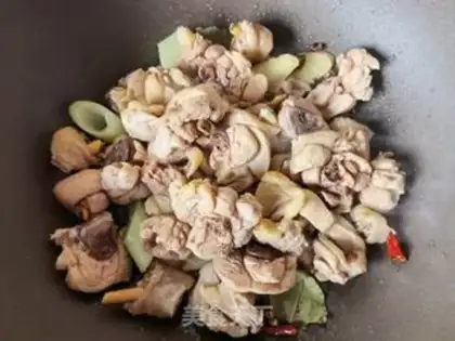 Make Roasted corn potatoes, chicken legs step 6