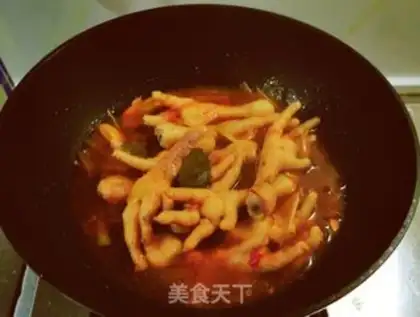 Make The fragrance of chicken claws step 9
