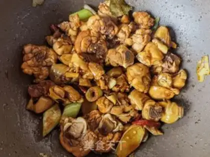 Make Roasted corn potatoes, chicken legs step 9