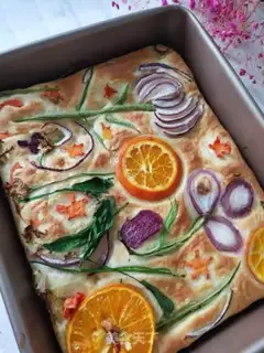 Make Fukasha bread step 14