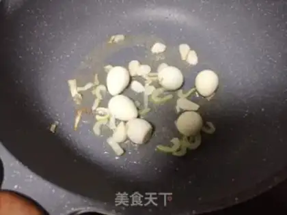 Make Orchid roasted quail eggs step 4