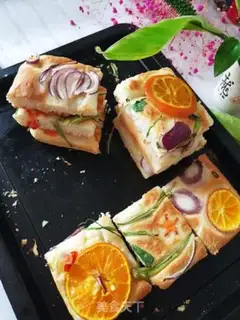 Make Fukasha bread step 15