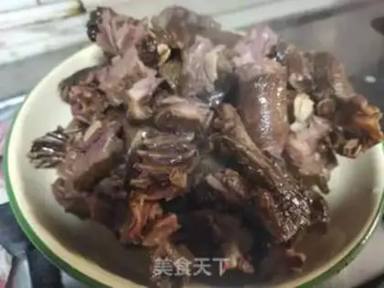 Make Chili fried duck step 1