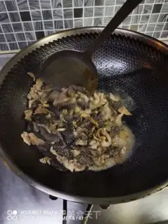 Make Sheep-apple fried meat step 4